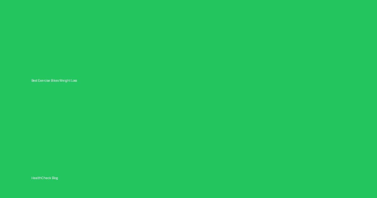 Best Exercise Bikes for Weight Loss in 2026