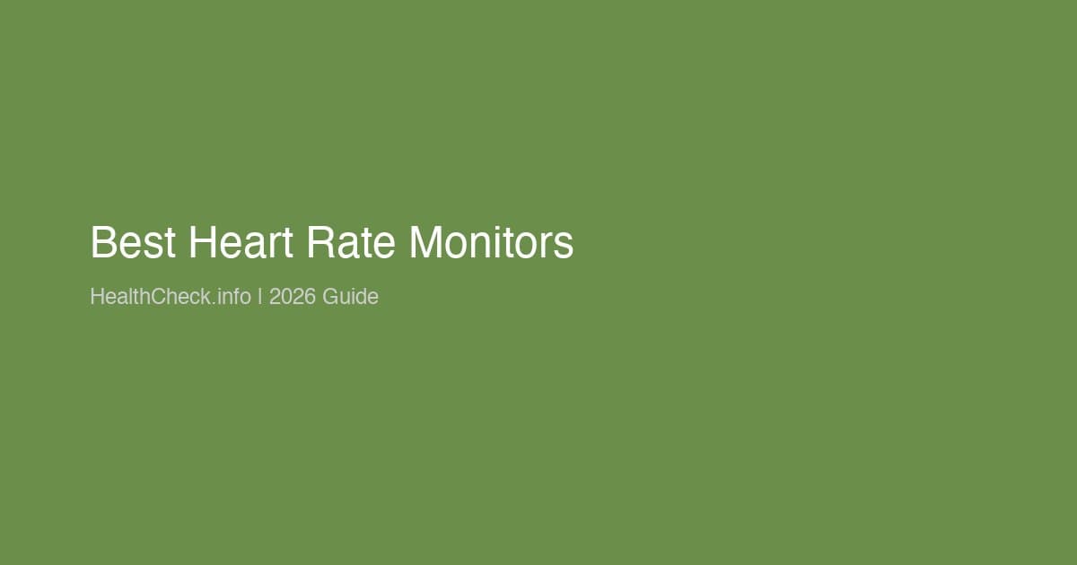 Best Heart Rate Monitors for Training in 2026
