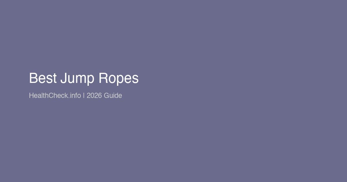 Best Jump Ropes for Cardio and Weight Loss in 2026