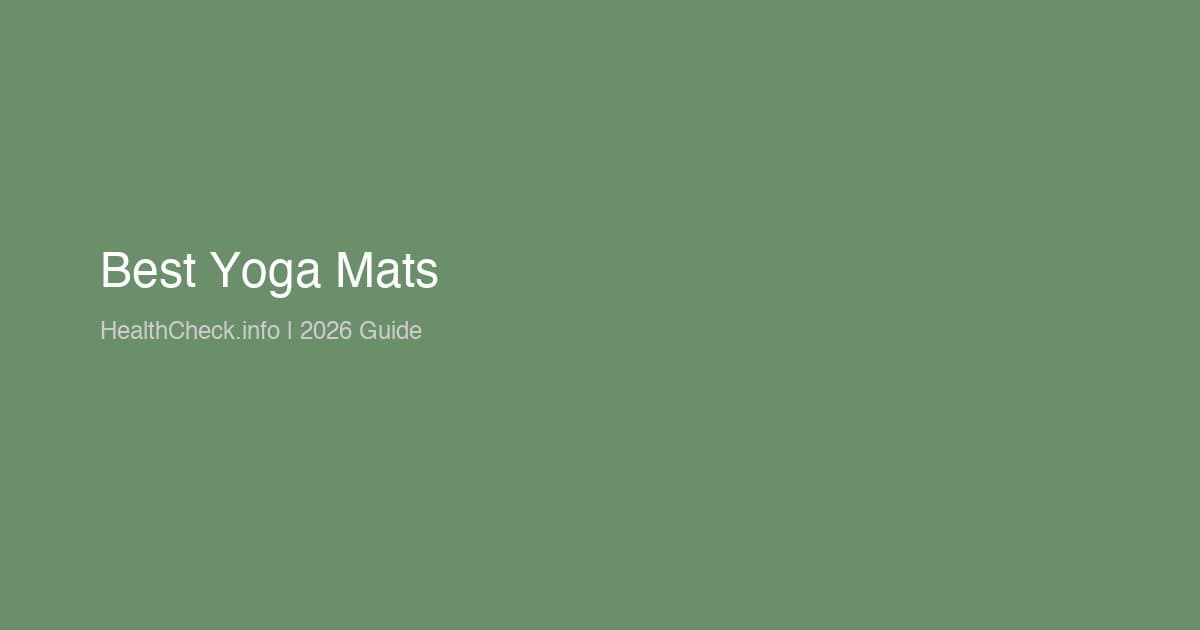 Best Yoga Mats for Home Workouts in 2026