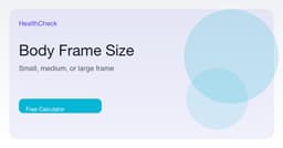 Body Frame Size Calculator