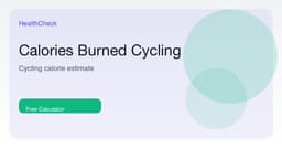 Calories Burned Cycling Calculator