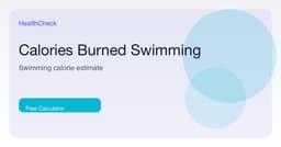 Calories Burned Swimming Calculator
