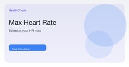 Max Heart Rate Calculator