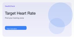 Target Heart Rate Calculator