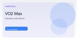 VO2 Max Calculator