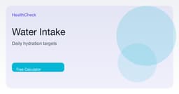 Water Intake Calculator